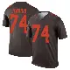 ＃74 Men's Elgton Jenkins Brown Legend Cleveland Browns Alternate Jersey