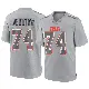 ＃74 Men's Elgton Jenkins Gray Game Cleveland Browns Atmosphere Fashion Jersey