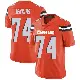 ＃74 Men's Elgton Jenkins Orange Limited Cleveland Browns Alternate Vapor Untouchable Jersey