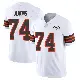 ＃74 Men's Elgton Jenkins White Limited Cleveland Browns Vapor 1946 Collection Alternate Jersey