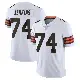 ＃74 Men's Elgton Jenkins White Limited Cleveland Browns Vapor Untouchable Jersey
