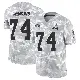 ＃74 Men's Teven Jenkins Arctic Camo Limited Cleveland Browns 2024 Salute to Service Jersey