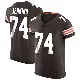 ＃74 Men's Teven Jenkins Brown Elite Cleveland Browns Vapor Jersey