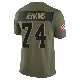 ＃74 Men's Teven Jenkins Olive Limited Cleveland Browns 2025 Salute to Service Jersey