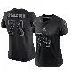 ＃74 Women's Elgton Jenkins Black Limited Cleveland Browns Reflective Jersey