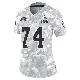 ＃74 Women's Teven Jenkins Arctic Camo Limited Cleveland Browns 2024 Salute to Service Jersey