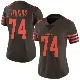 ＃74 Women's Teven Jenkins Brown Limited Cleveland Browns Color Rush Jersey