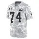 ＃74 Youth Teven Jenkins Arctic Camo Limited Cleveland Browns 2024 Salute to Service Jersey