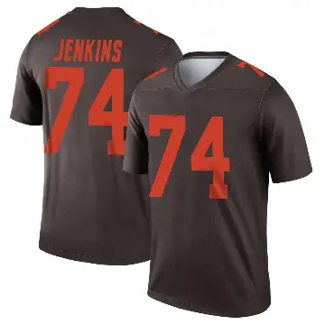 ＃74 Youth Teven Jenkins Brown Legend Cleveland Browns Alternate Jersey
