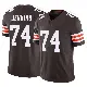＃74 Youth Teven Jenkins Brown Limited Cleveland Browns Vapor F.U.S.E. Jersey