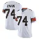 ＃74 Youth Teven Jenkins White Limited Cleveland Browns Vapor Untouchable Jersey