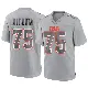 ＃75 Men's Joel Bitonio Gray Game Cleveland Browns Atmosphere Fashion Jersey