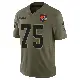 ＃75 Men's Joel Bitonio Olive Limited Cleveland Browns 2025 Salute to Service Jersey