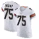 ＃75 Men's Joel Bitonio White Elite Cleveland Browns Vapor Jersey