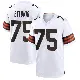 ＃75 Men's Joel Bitonio White Game Cleveland Browns Jersey