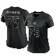 ＃75 Women's Joel Bitonio Black Limited Cleveland Browns Reflective Jersey