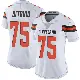 ＃75 Women's Joel Bitonio White Limited Cleveland Browns Vapor Untouchable Jersey