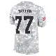 ＃77 Men's Wyatt Teller Arctic Camo Limited Cleveland Browns 2024 Salute to Service Jersey