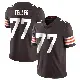 ＃77 Men's Wyatt Teller Brown Limited Cleveland Browns Team Color Vapor Untouchable Jersey