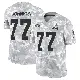 ＃77 Men's Zion Johnson Arctic Camo Limited Cleveland Browns 2024 Salute to Service Jersey