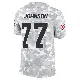 ＃77 Men's Zion Johnson Arctic Camo Limited Cleveland Browns 2024 Salute to Service Jersey