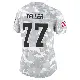 ＃77 Women's Wyatt Teller Arctic Camo Limited Cleveland Browns 2024 Salute to Service Jersey