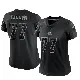 ＃77 Women's Wyatt Teller Black Limited Cleveland Browns Reflective Jersey