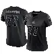 ＃77 Women's Zion Johnson Black Limited Cleveland Browns Reflective Jersey