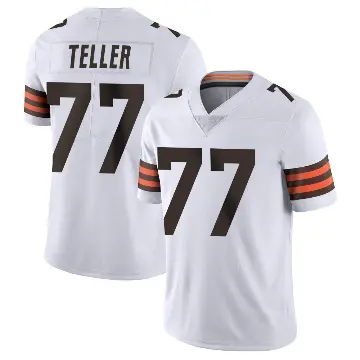 ＃77 Youth Wyatt Teller White Limited Cleveland Browns Vapor Untouchable Jersey