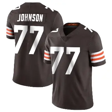 ＃77 Youth Zion Johnson Brown Limited Cleveland Browns Team Color Vapor Untouchable Jersey