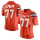 ＃77 Youth Zion Johnson Orange Game Cleveland Browns Alternate Jersey