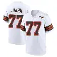 ＃77 Youth Zion Johnson White Game Cleveland Browns 1946 Collection Alternate Jersey