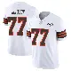 ＃77 Youth Zion Johnson White Limited Cleveland Browns Vapor 1946 Collection Alternate Jersey