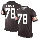 ＃78 Men's Jack Conklin Brown Legend Cleveland Browns Jersey