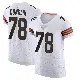 ＃78 Men's Jack Conklin White Elite Cleveland Browns Vapor Jersey