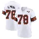 ＃78 Men's Jack Conklin White Game Cleveland Browns 1946 Collection Alternate Jersey