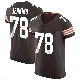 ＃78 Men's Teven Jenkins Brown Elite Cleveland Browns Vapor Jersey