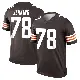 ＃78 Men's Teven Jenkins Brown Legend Cleveland Browns Jersey