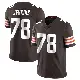 ＃78 Men's Teven Jenkins Brown Limited Cleveland Browns Team Color Vapor Untouchable Jersey