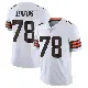 ＃78 Men's Teven Jenkins White Limited Cleveland Browns Vapor Untouchable Jersey