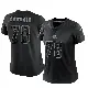 ＃78 Women's Jack Conklin Black Limited Cleveland Browns Reflective Jersey