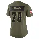 ＃78 Women's Jack Conklin Olive Limited Cleveland Browns 2025 Salute to Service Jersey