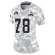 ＃78 Women's Teven Jenkins Arctic Camo Limited Cleveland Browns 2024 Salute to Service Jersey