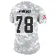 ＃78 Women's Teven Jenkins Arctic Camo Limited Cleveland Browns 2024 Salute to Service Jersey