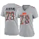 ＃78 Women's Teven Jenkins Gray Game Cleveland Browns Atmosphere Fashion Jersey