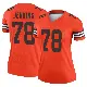 ＃78 Women's Teven Jenkins Orange Legend Cleveland Browns Inverted Jersey