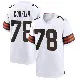 ＃78 Youth Jack Conklin White Game Cleveland Browns Jersey
