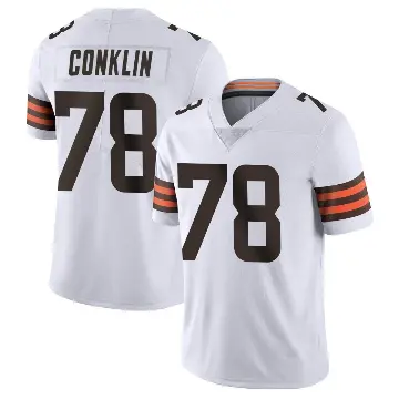 ＃78 Youth Jack Conklin White Limited Cleveland Browns Vapor Untouchable Jersey