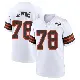 ＃78 Youth Teven Jenkins White Game Cleveland Browns 1946 Collection Alternate Jersey