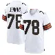 ＃78 Youth Teven Jenkins White Game Cleveland Browns Jersey